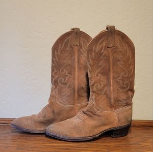 Dan Post Suede Western Boots